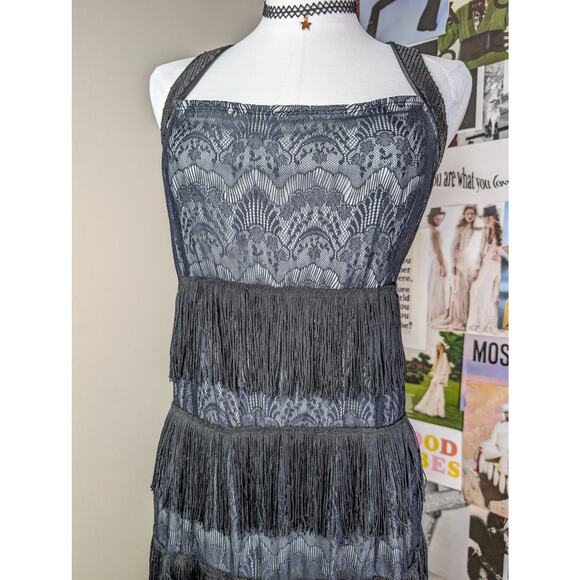 Party Fringe Midi Dress - Picture 3 of 5